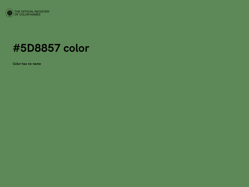 #5D8857 color image