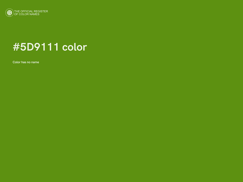 #5D9111 color image