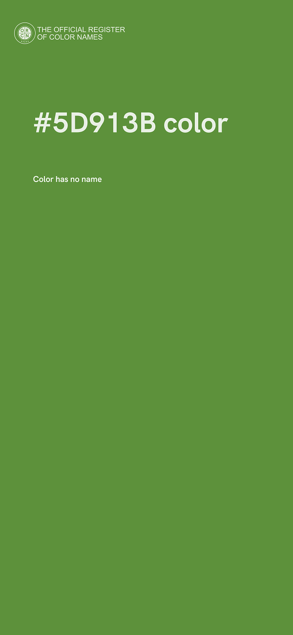 #5D913B color image