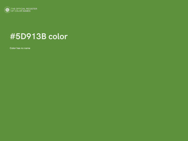 #5D913B color image