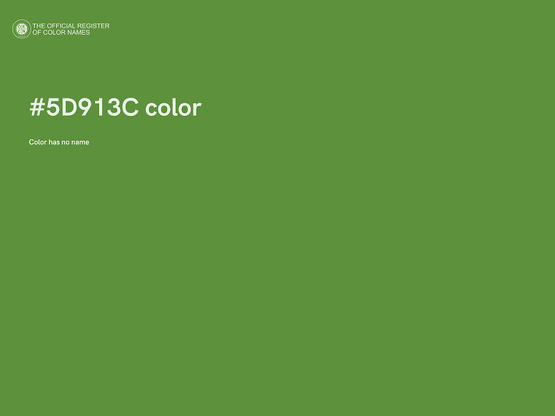 #5D913C color image