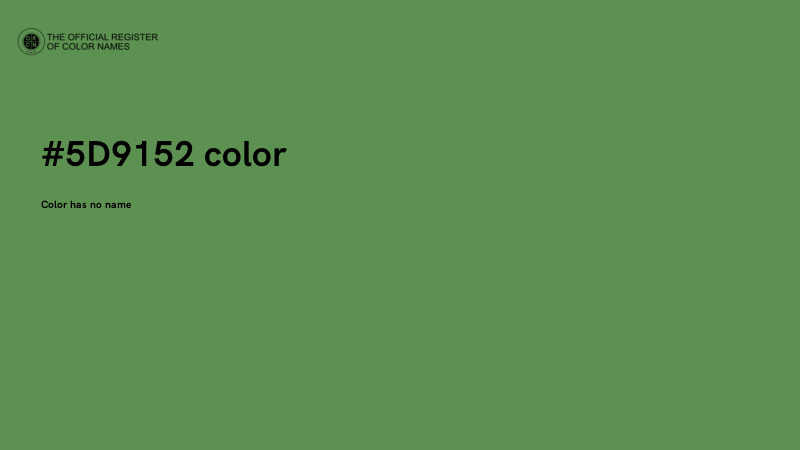 #5D9152 color image