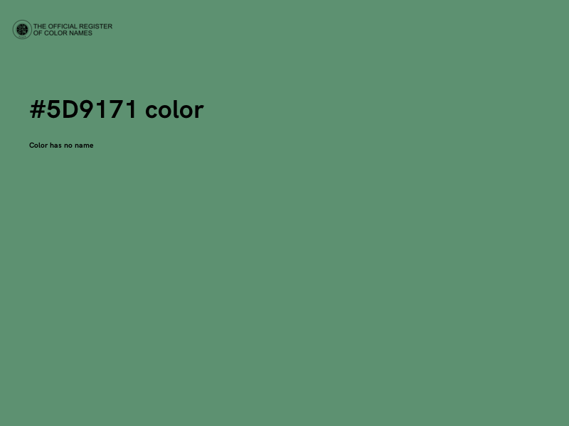 #5D9171 color image