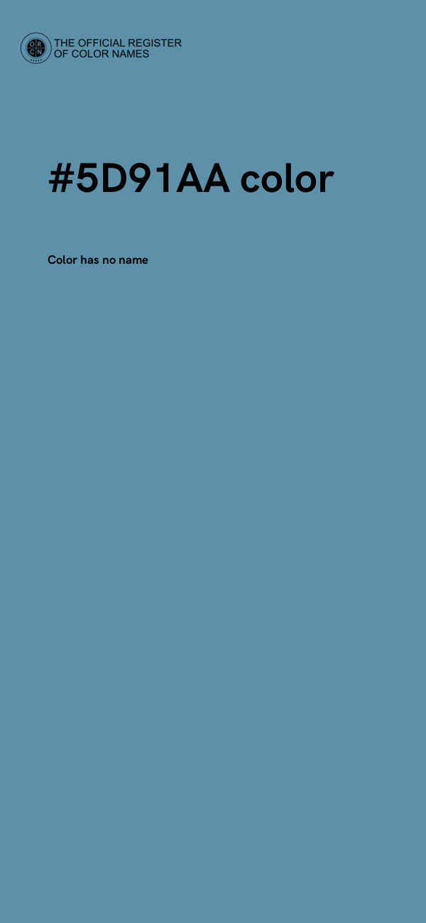 #5D91AA color image