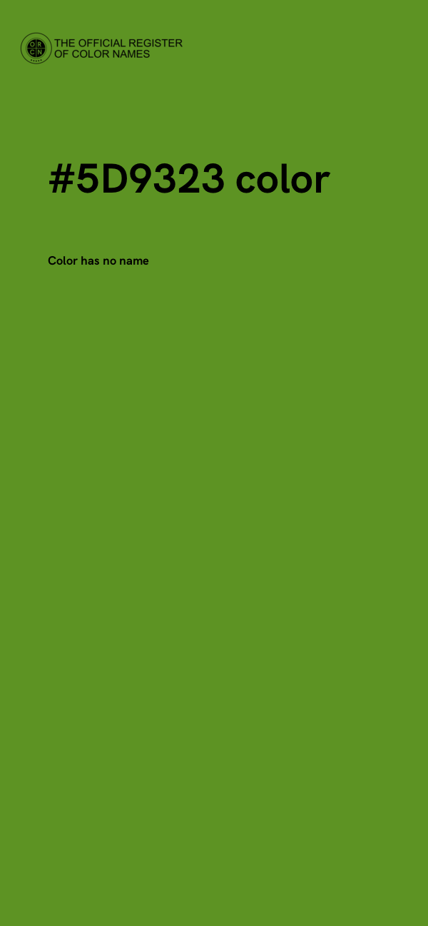 #5D9323 color image