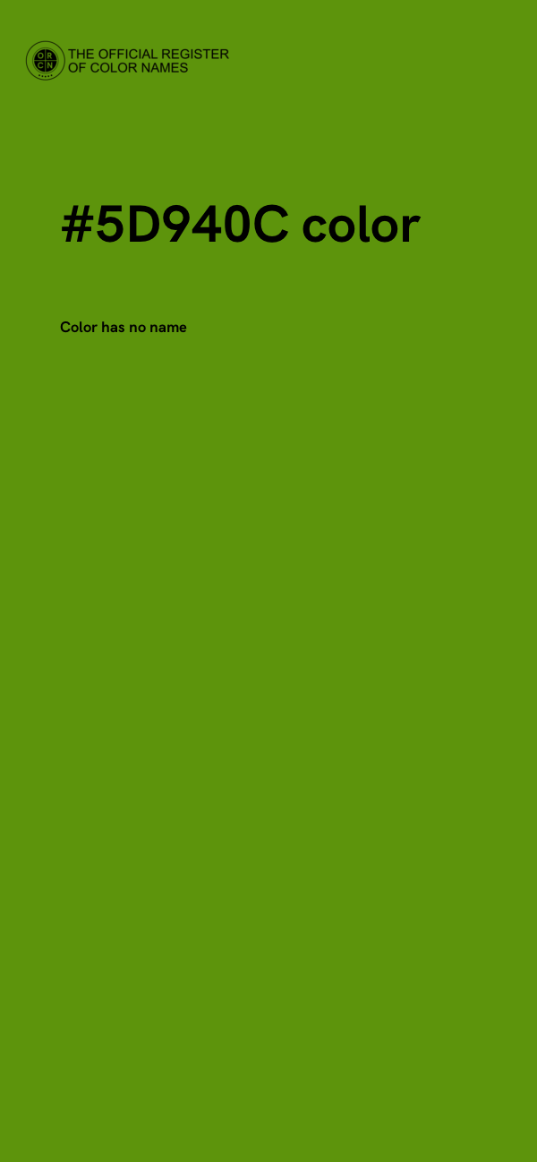 #5D940C color image