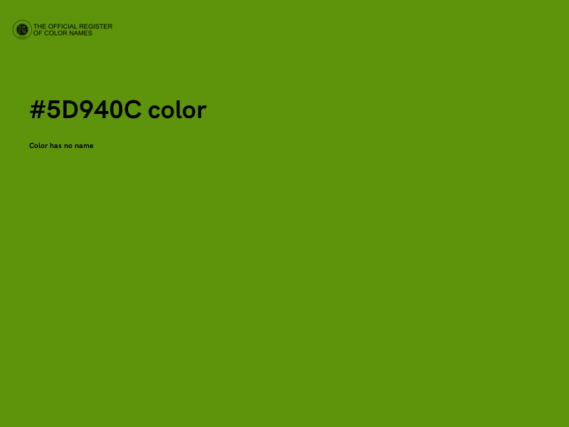 #5D940C color image