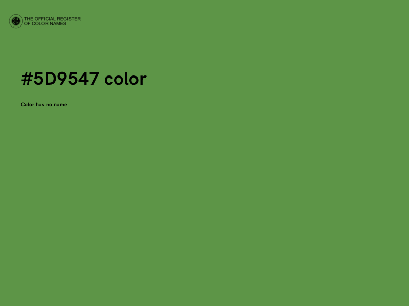 #5D9547 color image