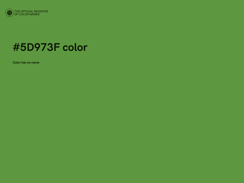 #5D973F color image