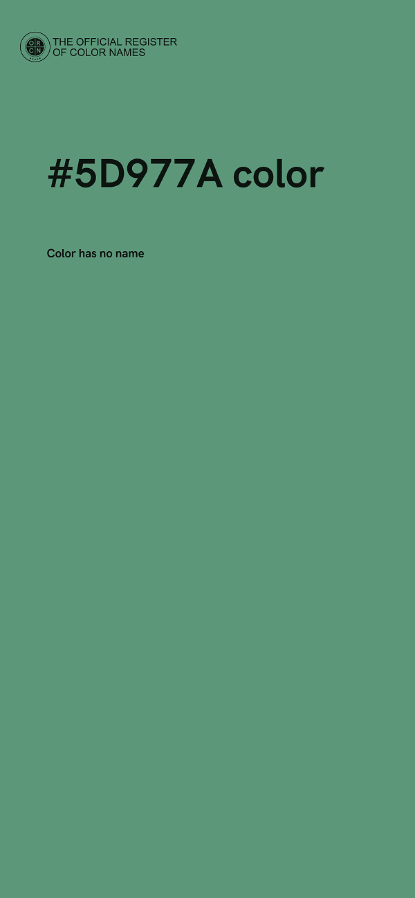 #5D977A color image