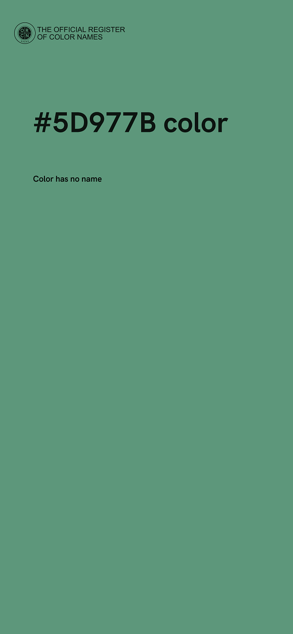 #5D977B color image