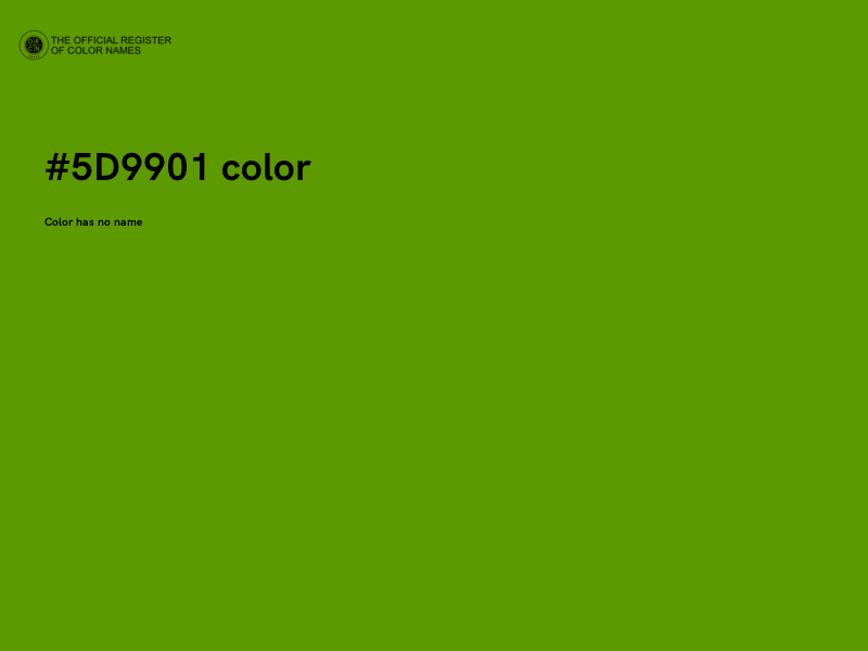 #5D9901 color image