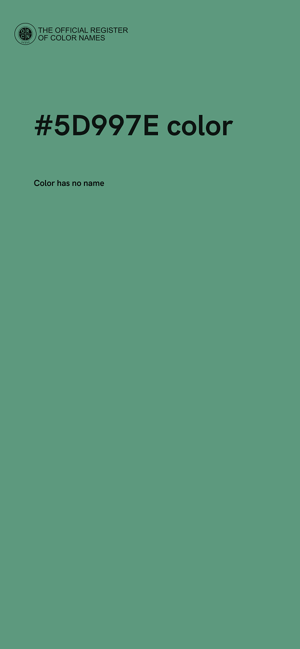 #5D997E color image