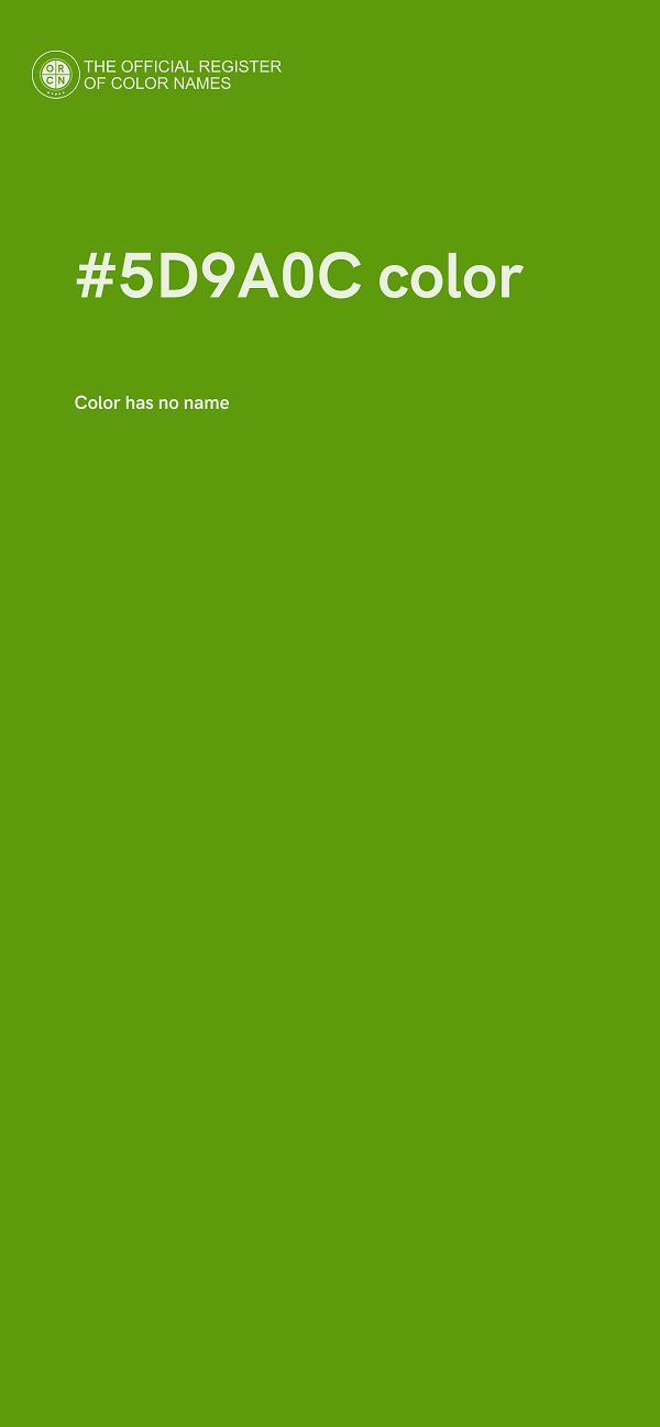 #5D9A0C color image