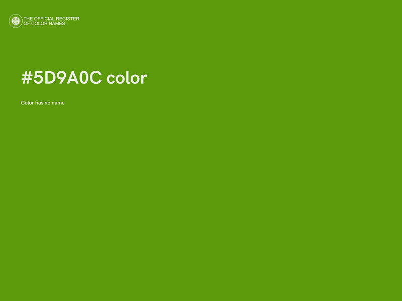 #5D9A0C color image