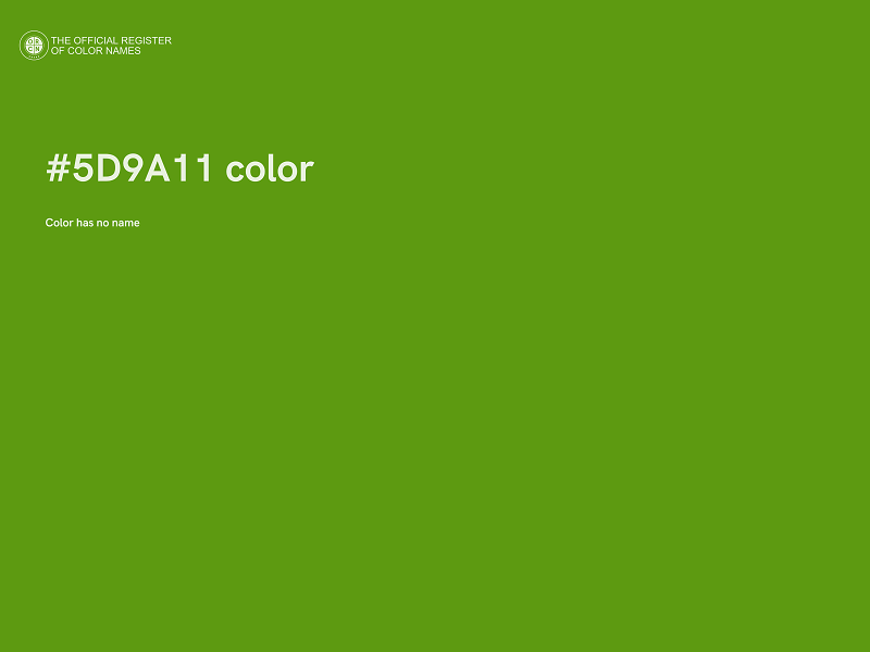 #5D9A11 color image