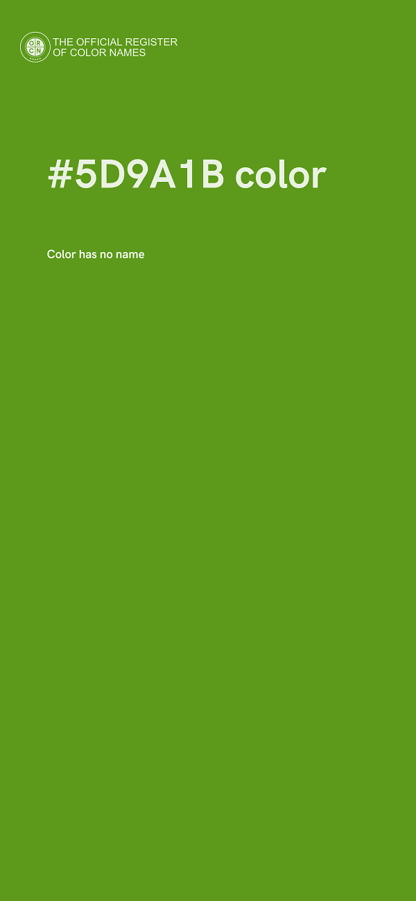 #5D9A1B color image