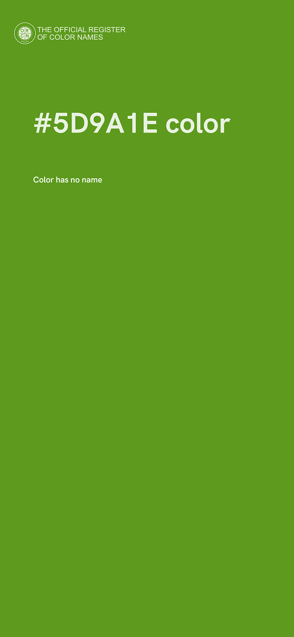#5D9A1E color image
