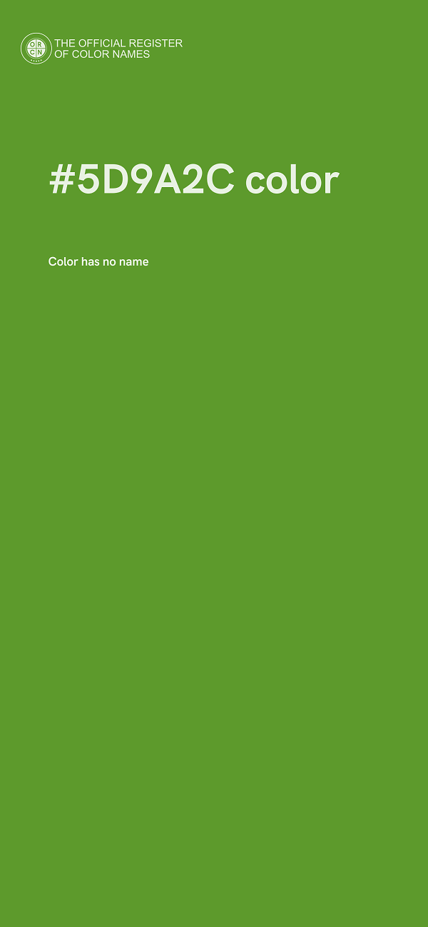 #5D9A2C color image