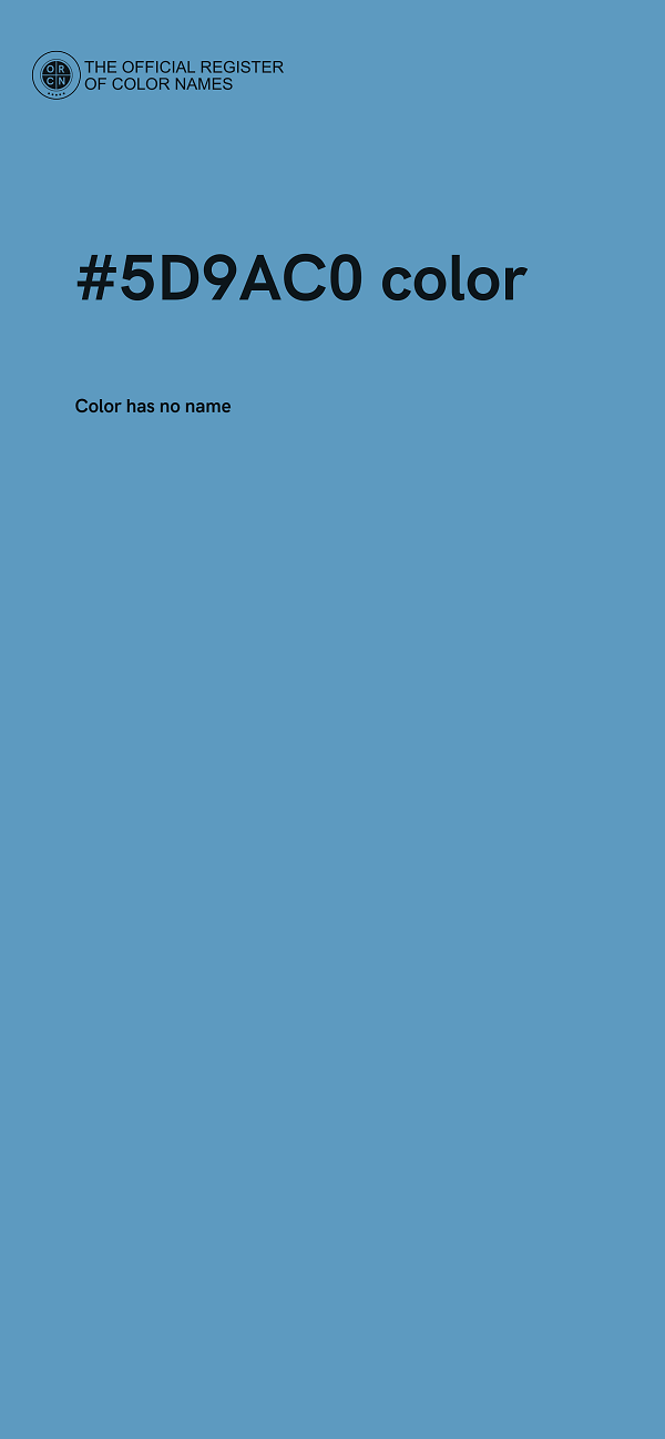 #5D9AC0 color image