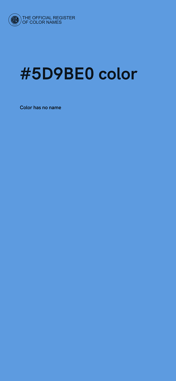 #5D9BE0 color image