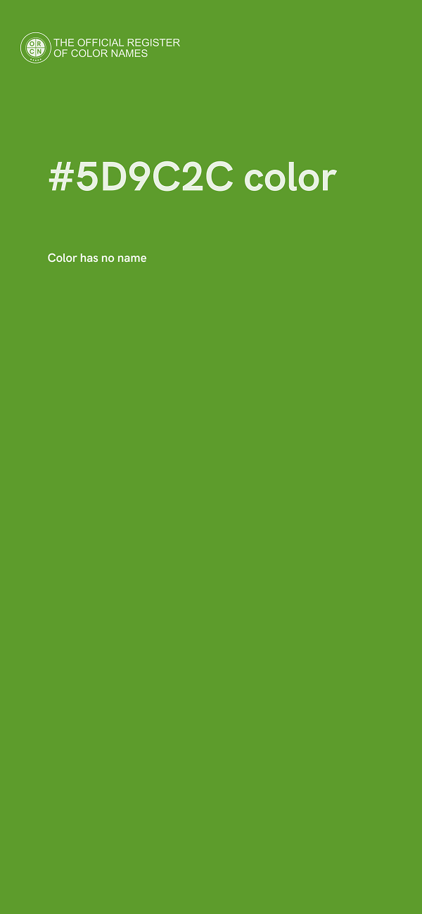 #5D9C2C color image