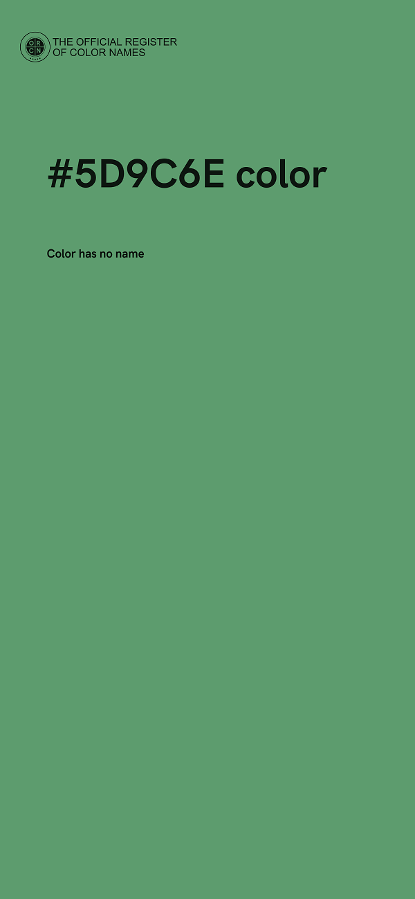 #5D9C6E color image