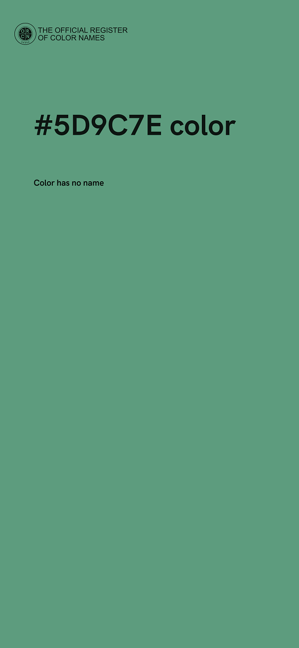#5D9C7E color image