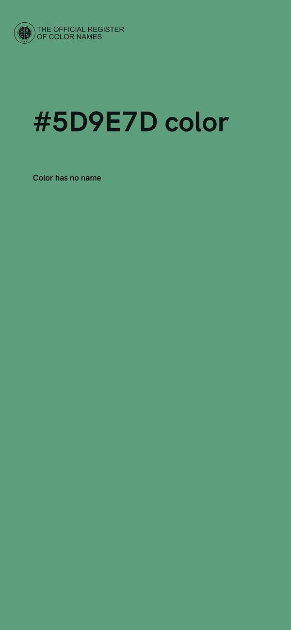 #5D9E7D color image