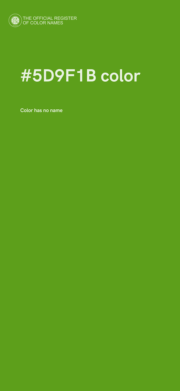 #5D9F1B color image