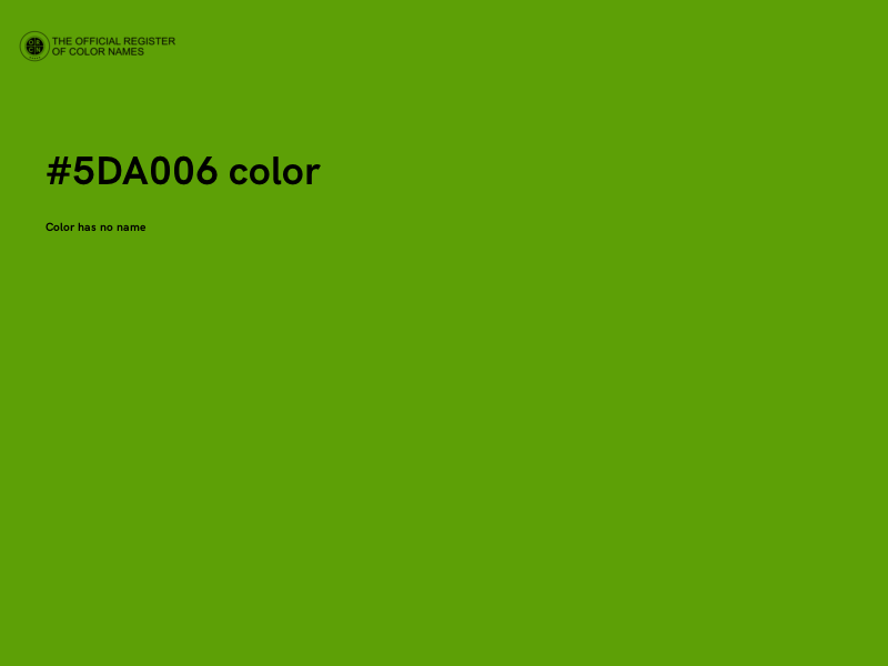 #5DA006 color image