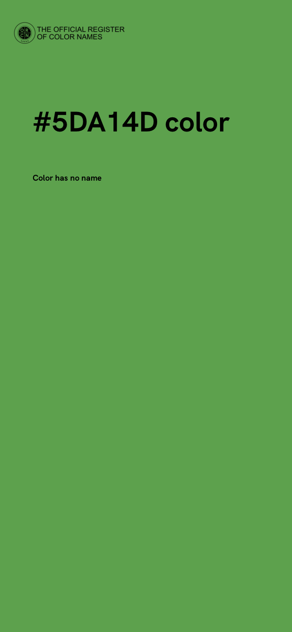 #5DA14D color image