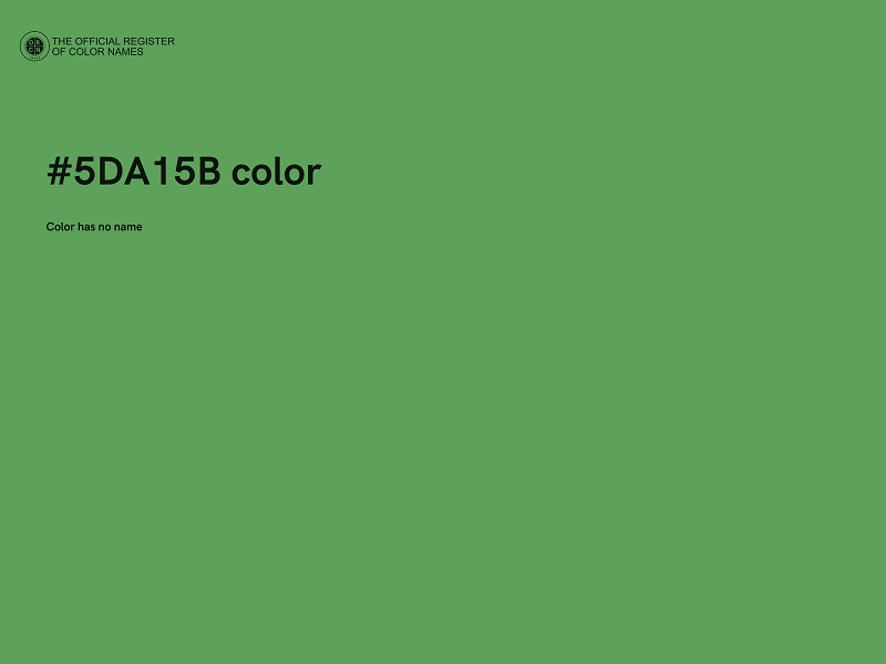 #5DA15B color image