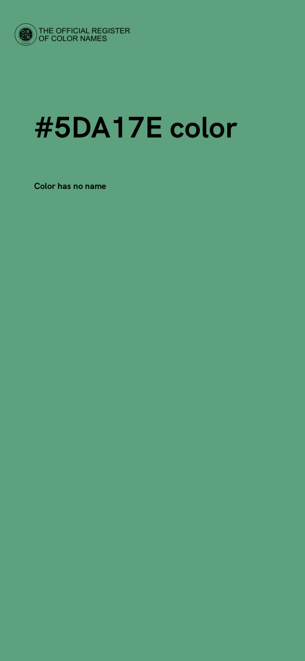 #5DA17E color image