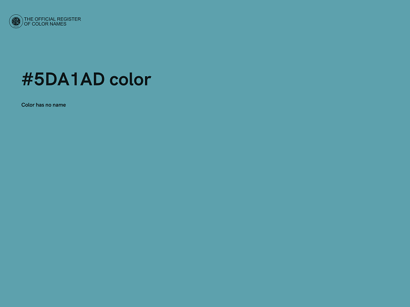 #5DA1AD color image