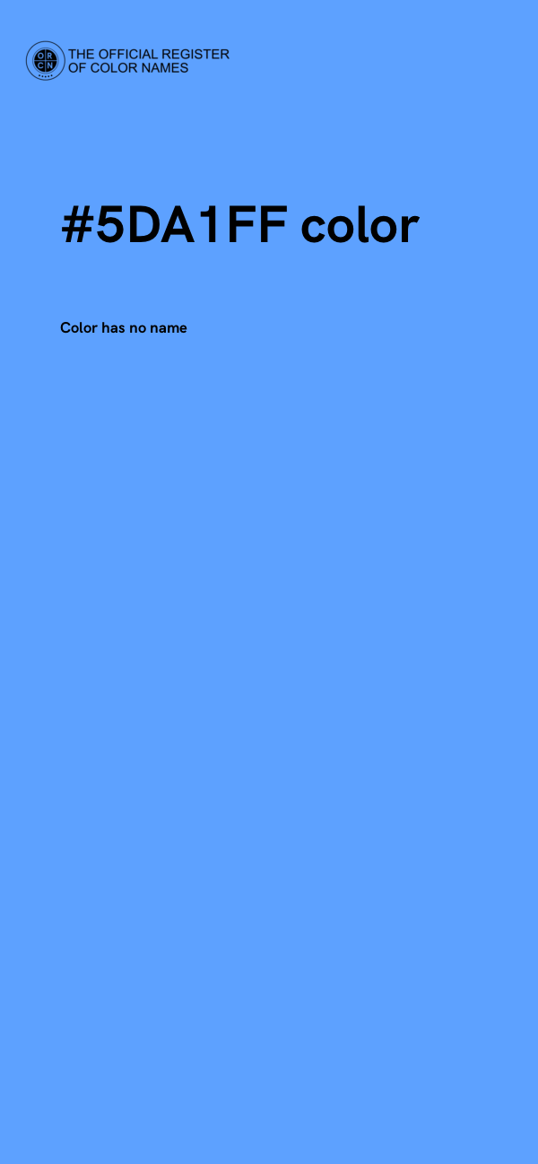#5DA1FF color image