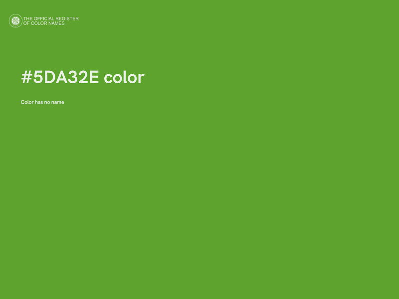 #5DA32E color image