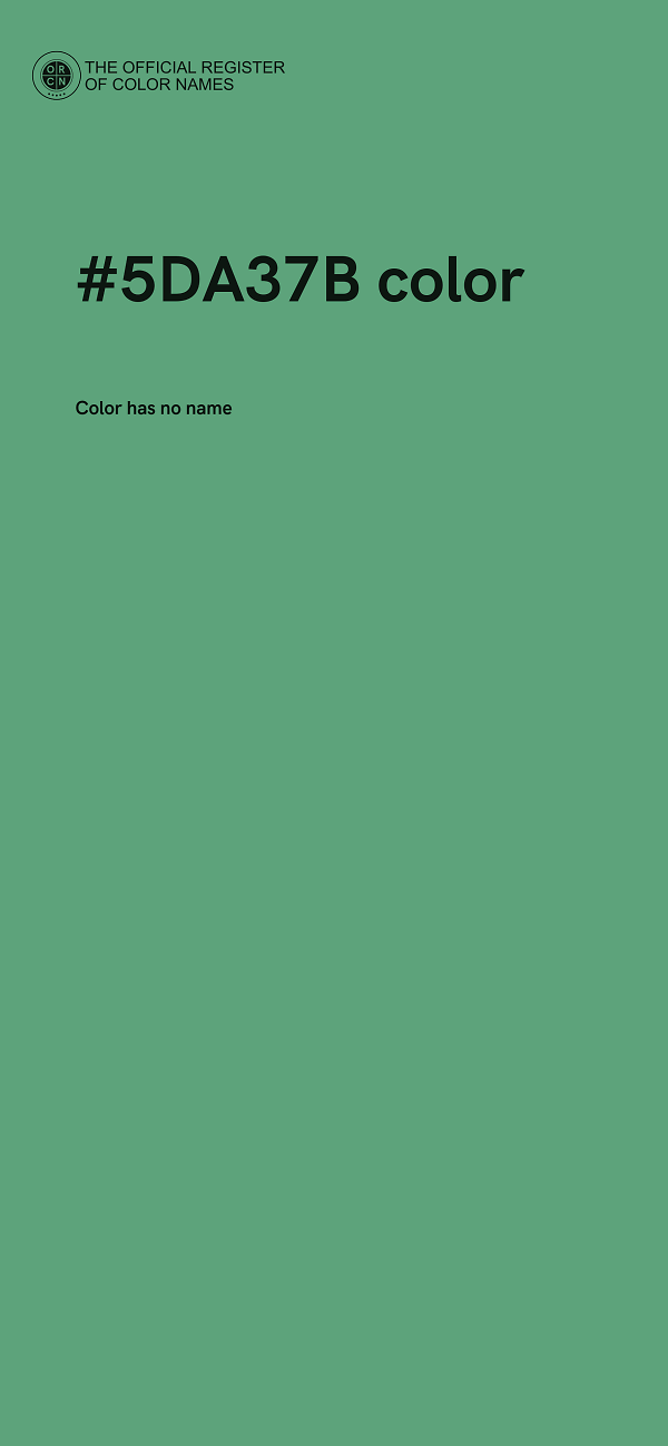 #5DA37B color image