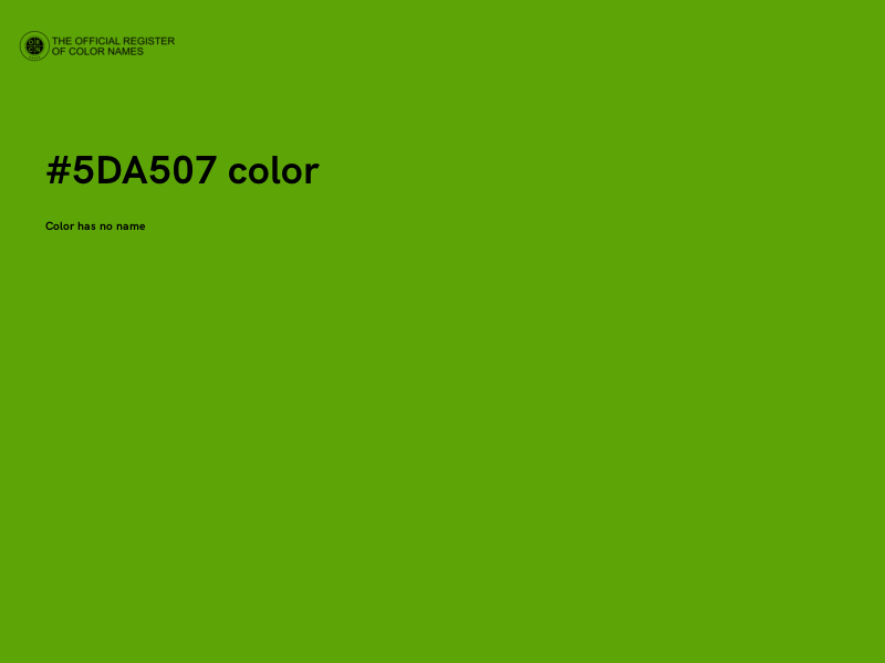 #5DA507 color image
