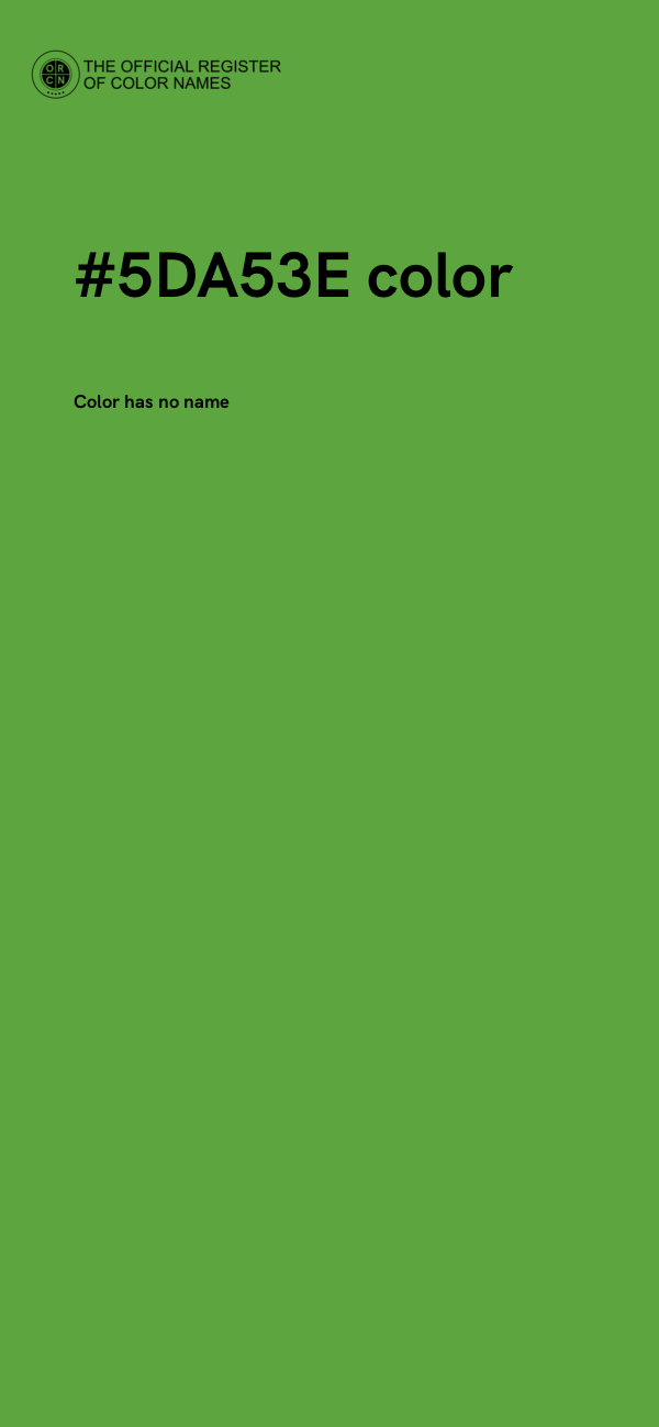 #5DA53E color image