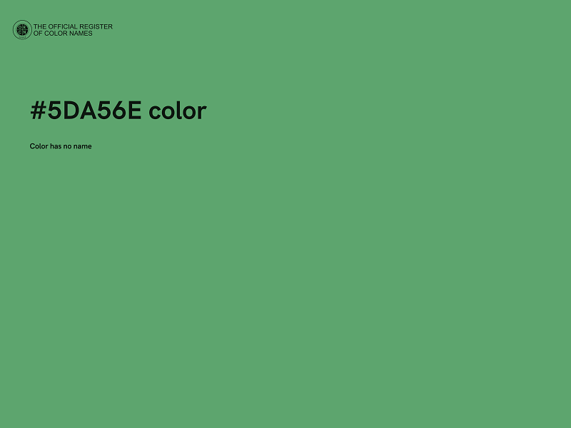 #5DA56E color image