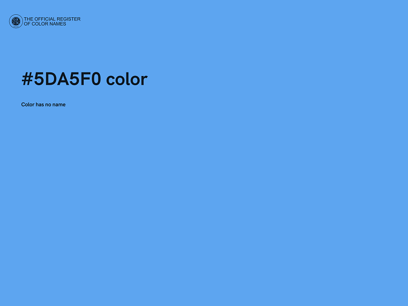 #5DA5F0 color image