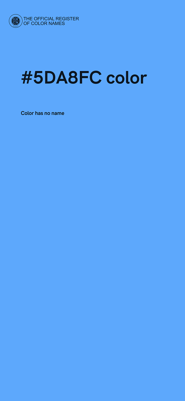 #5DA8FC color image