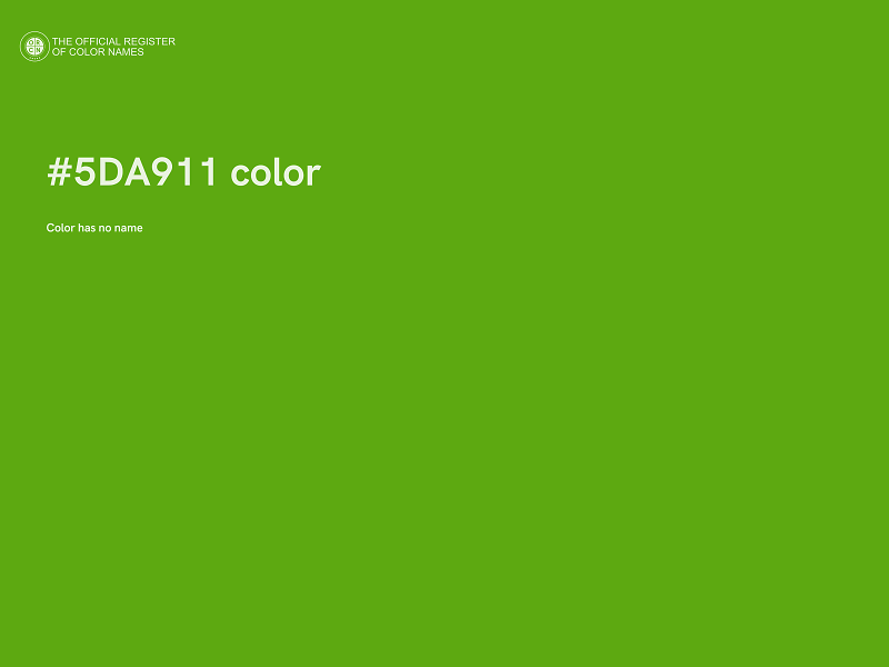 #5DA911 color image
