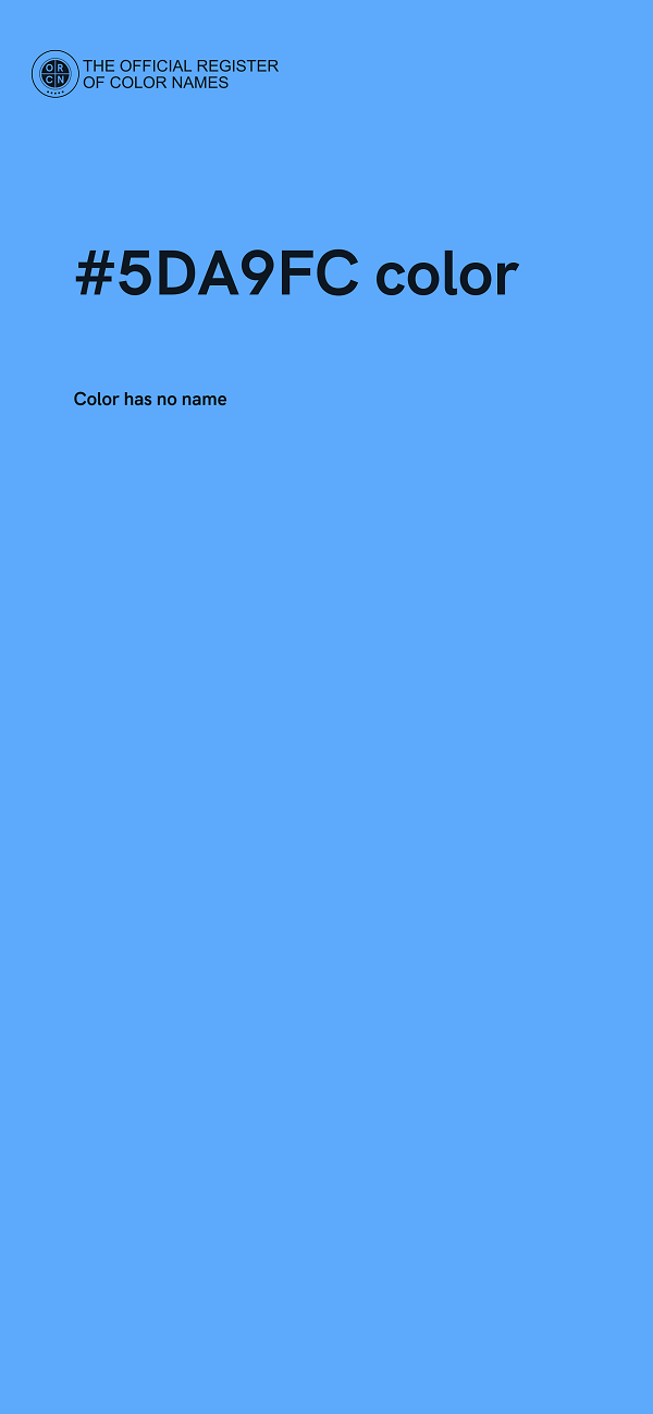 #5DA9FC color image