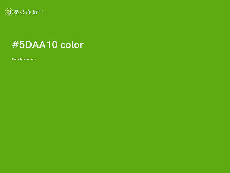 #5DAA10 color image