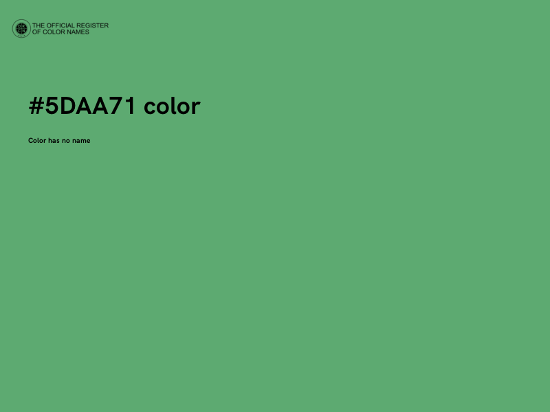 #5DAA71 color image