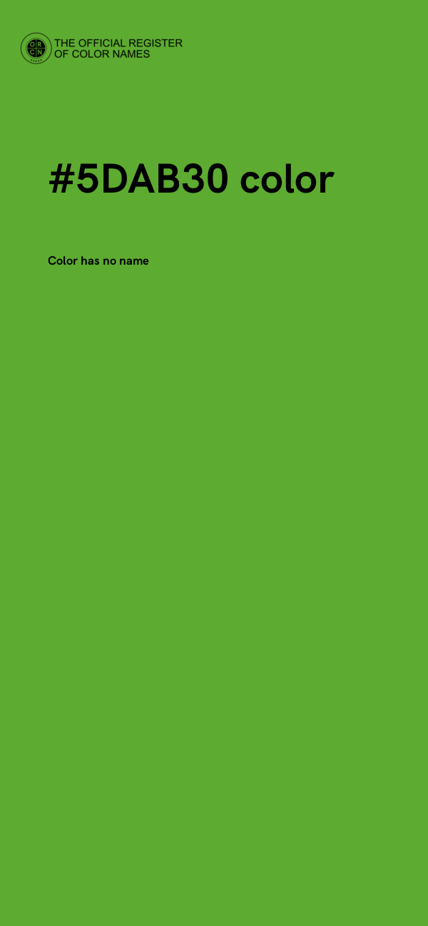 #5DAB30 color image