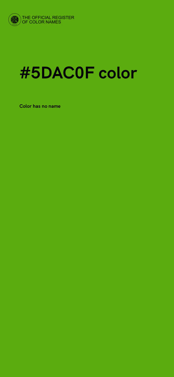 #5DAC0F color image