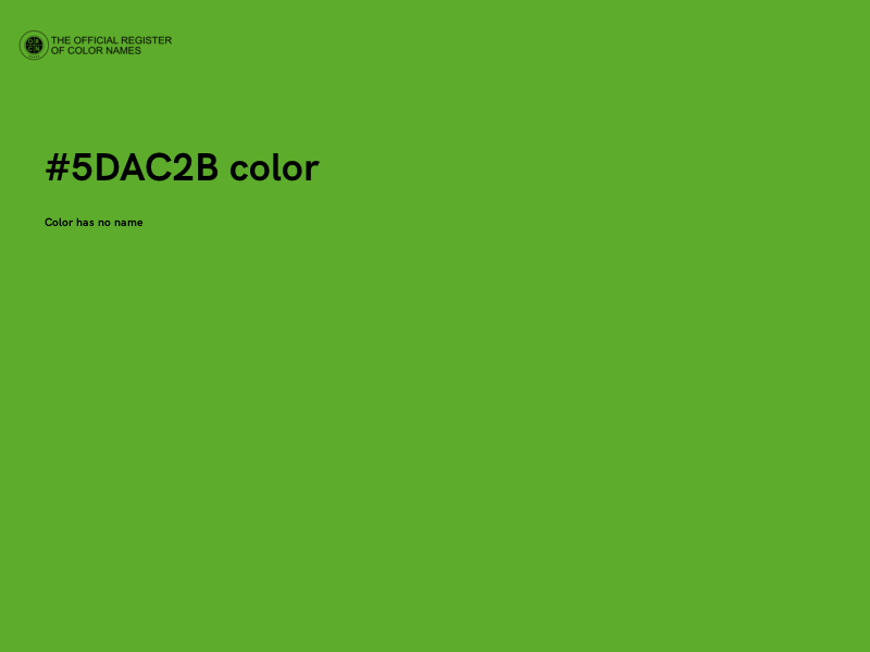 #5DAC2B color image